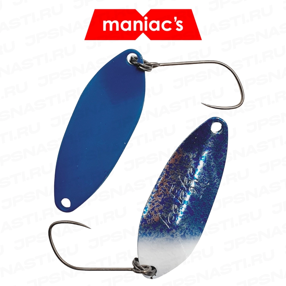 Колеблющаяся блесна ValkeIn Ice Fake, 2.6 гр, #Cobalt Blue (Maniac's Oricolor)