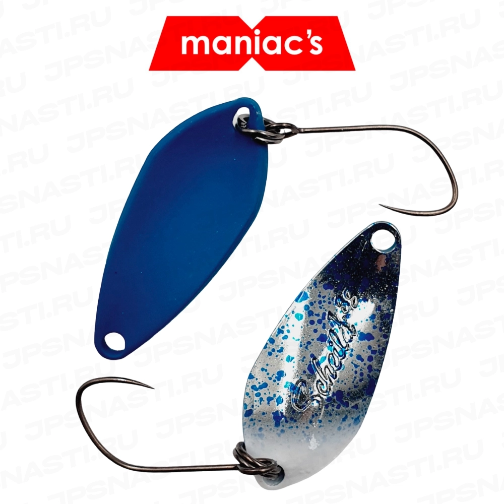 Колеблющаяся блесна ValkeIn Scheila, 1.8 гр, #Cobalt Blue (Maniac's Oricolor)