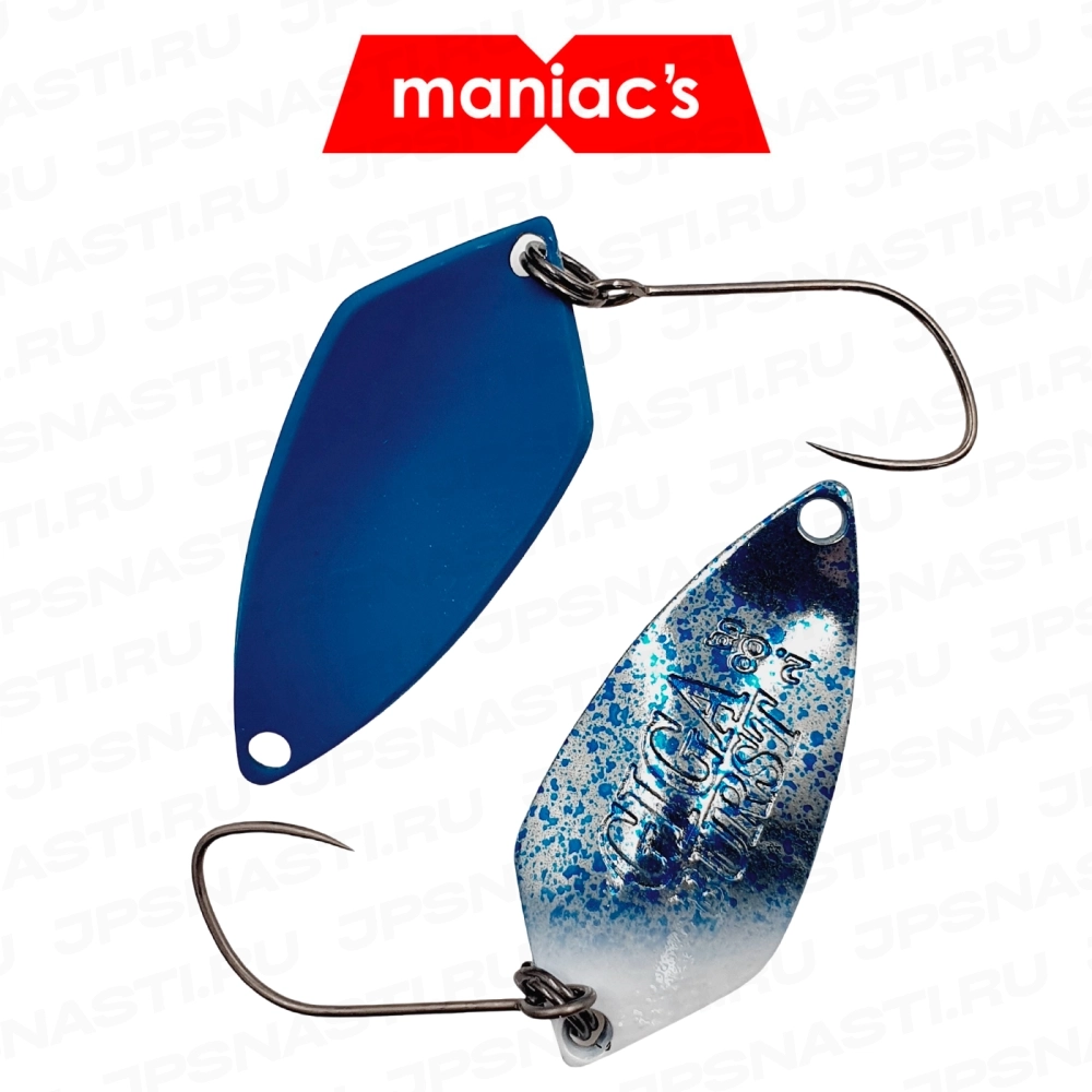 Колеблющаяся блесна ValkeIN Giga Burst, 2.8 гр, #Cobalt Blue (Maniac's Oricolor)