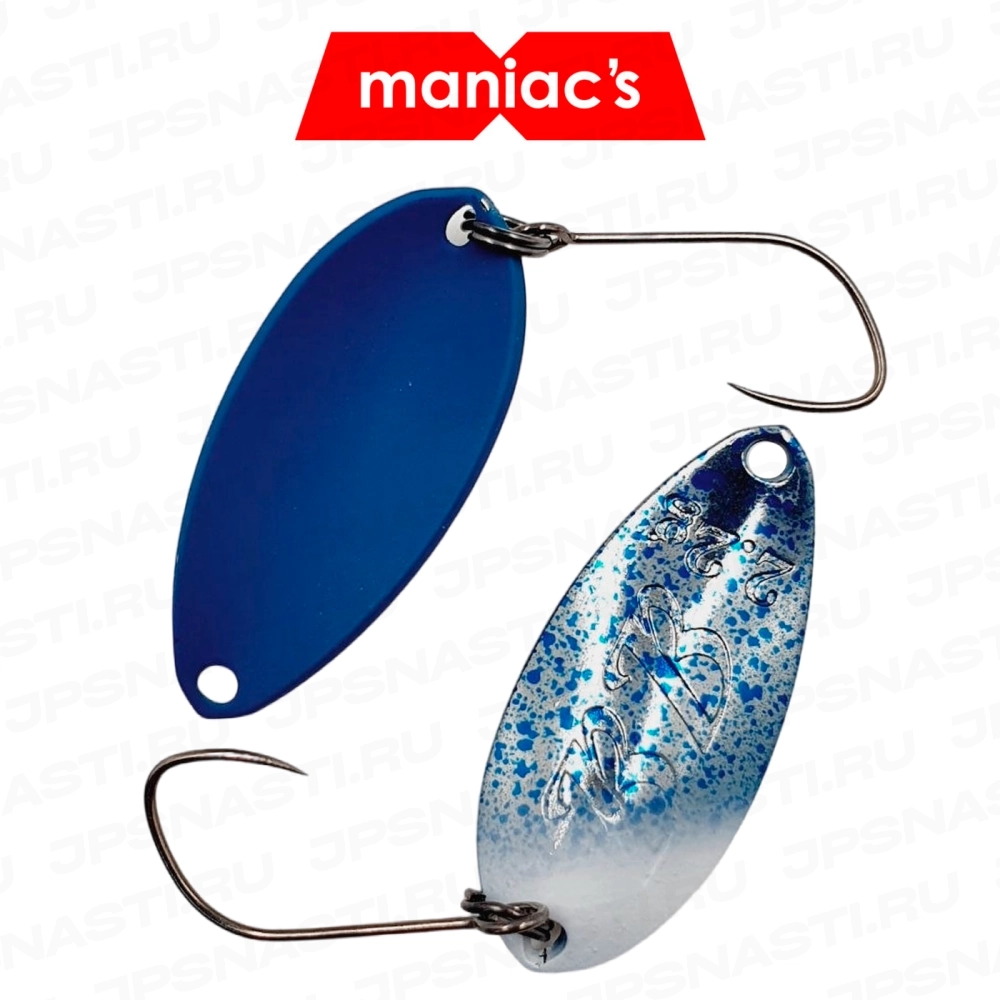Колеблющаяся блесна ValkeIN Black Blast, 2.2 г, #Cobalt Blue (Maniac's Oricolor)