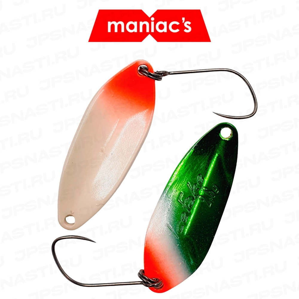Колеблющаяся блесна ValkeIn Ice Fake, 2.6 гр, #Matcha Strawberry (Maniac's Oricolor)
