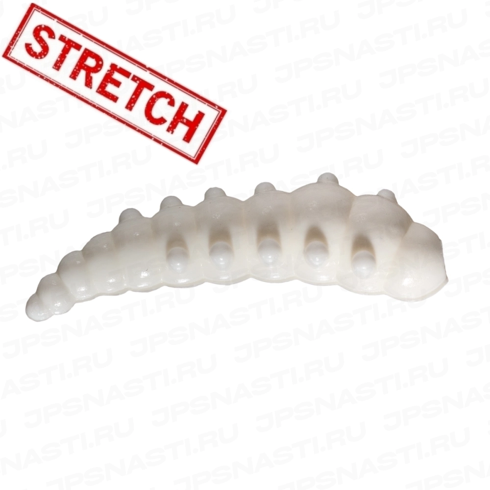 Силиконовые приманки Soorex Pro Major, 20 мм, сыр, white