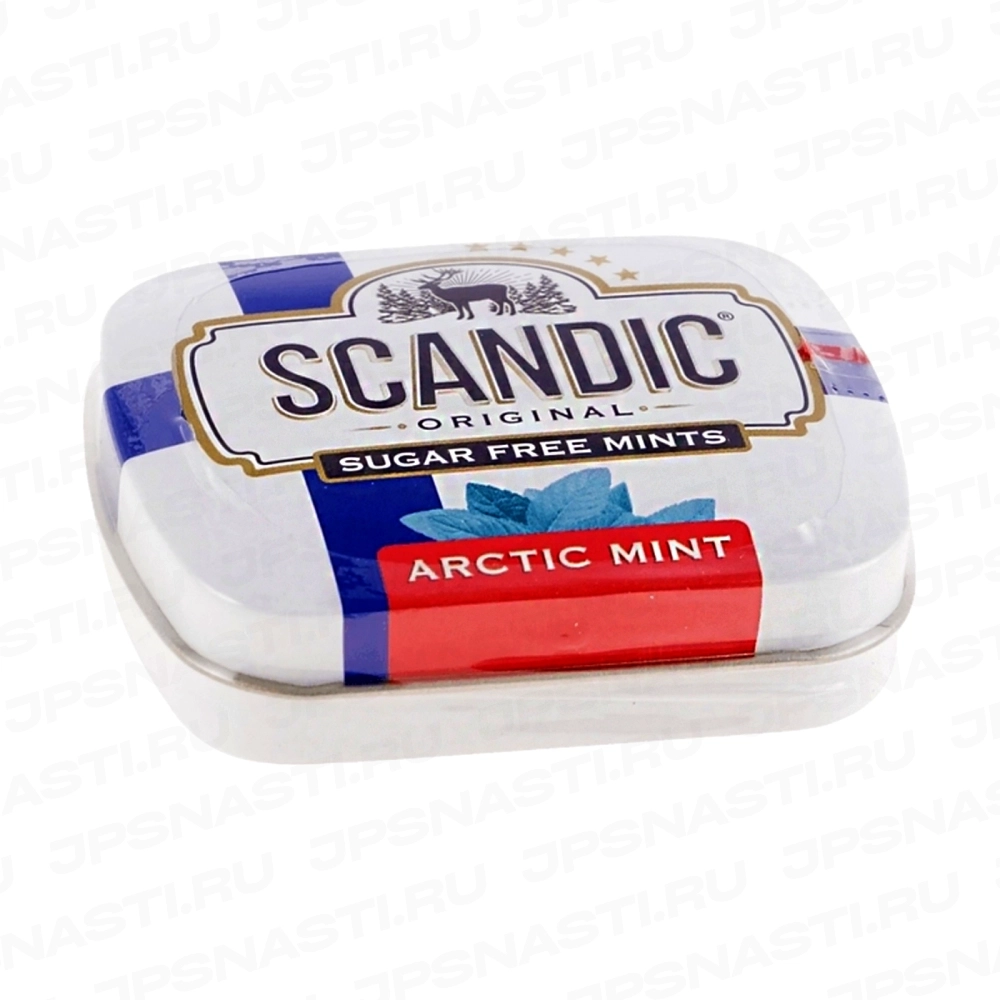 Леденцы Scandic Arctic Mint, со вкусом мяты, 14 г