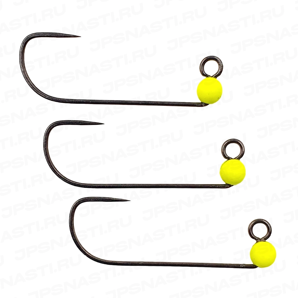 Вольфрамовые джиг-головки RB-777, 0.51 г, #5, fluo yellow