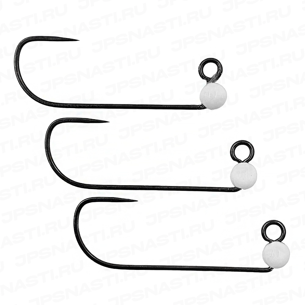 Вольфрамовые джиг-головки RB-777, 0.41 г, #8, glow