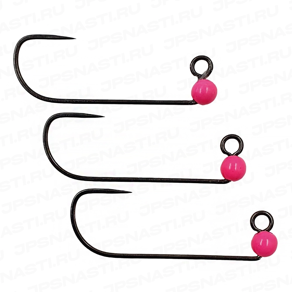 Вольфрамовые джиг-головки RB-777, 0.81 г, #8, fluo pink
