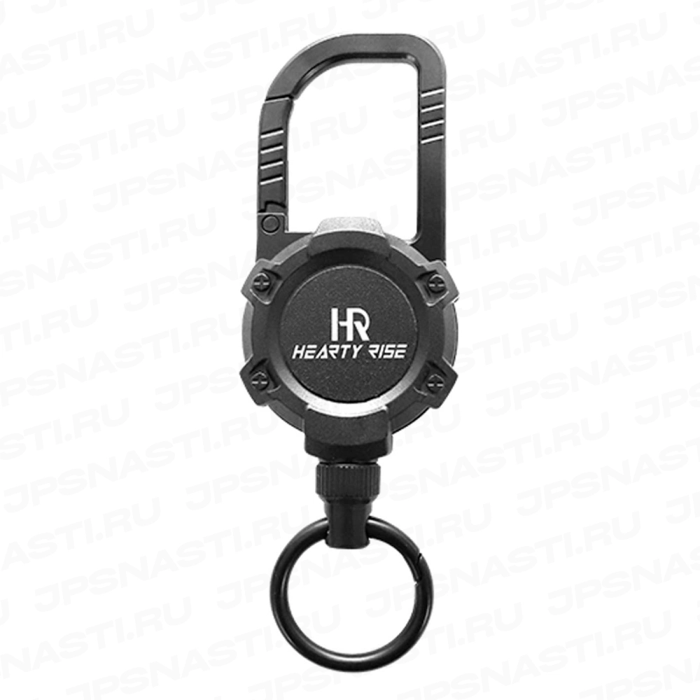 Ретривер Hearty Rise Magnetic Carabiner Pin on Reel HPI-2704, black