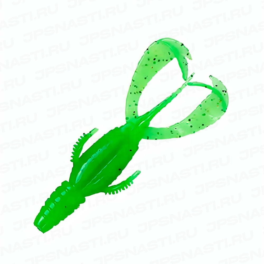 Силиконовые приманки Hearty Rise Rock Master Rock Craw 2.4, #10 Bright Green