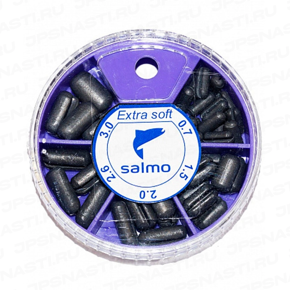 Грузила Salmo Extra Soft, 5 секций, 0.7-3 г