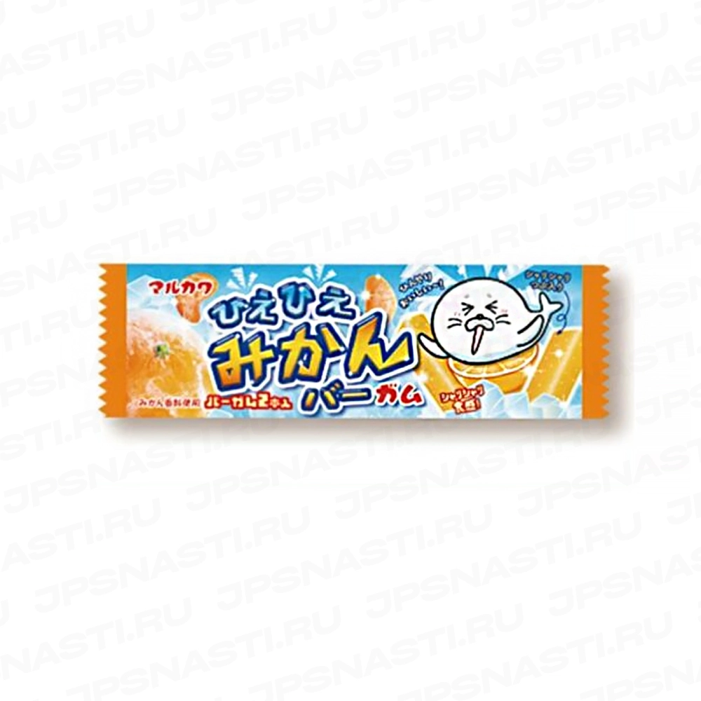 Японская жевательная резинка Chilly Mikan Bar Gum, 14 г