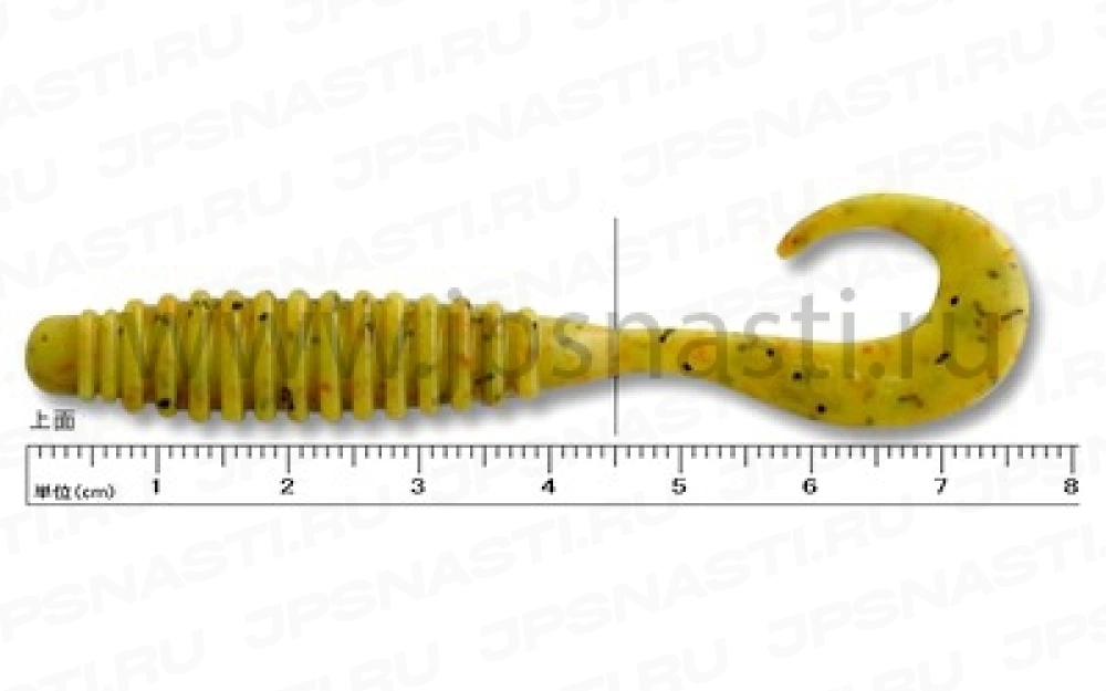 Силиконовая приманка Ecogear EcogearAqua Milfle 3", A02