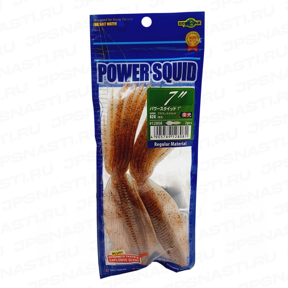 Силиконовые приманки Ecogear Power Squid 7", 424