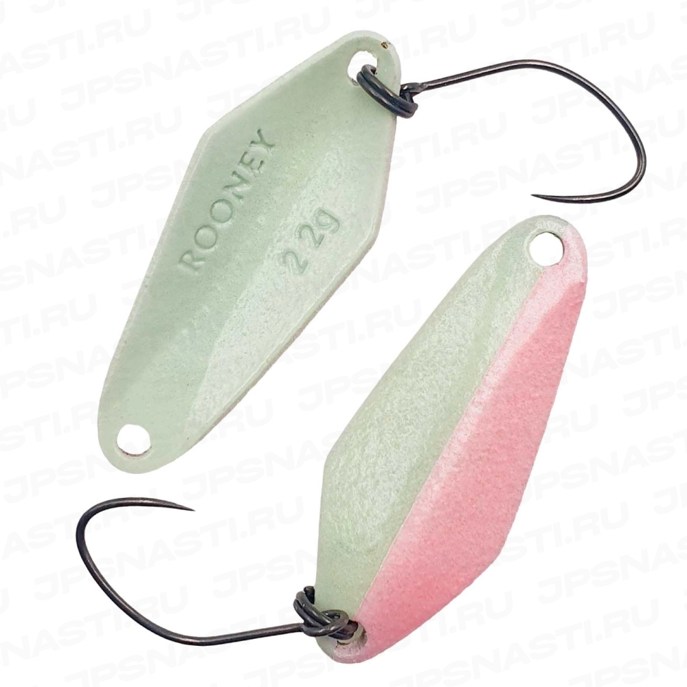Колеблющаяся блесна Nories Masukurouto Rooney, 2.2 гр, RU065 Royal Glow