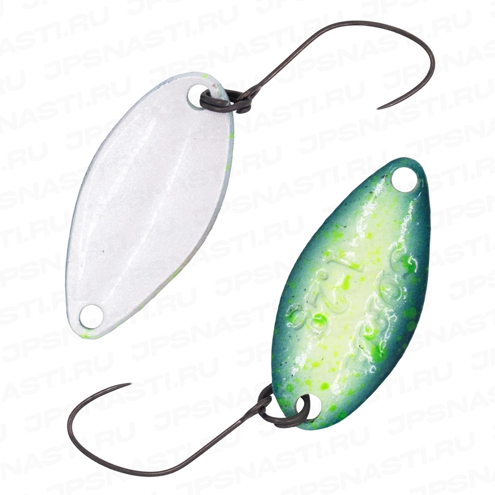 Колеблющаяся блесна Nories Masukurouto Sofia, 1.2 гр, RU064 Neon Mint Glow