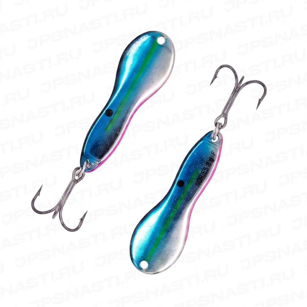 Колеблющаяся блесна Nories Metal Wasaby, 8 гр, BR-438