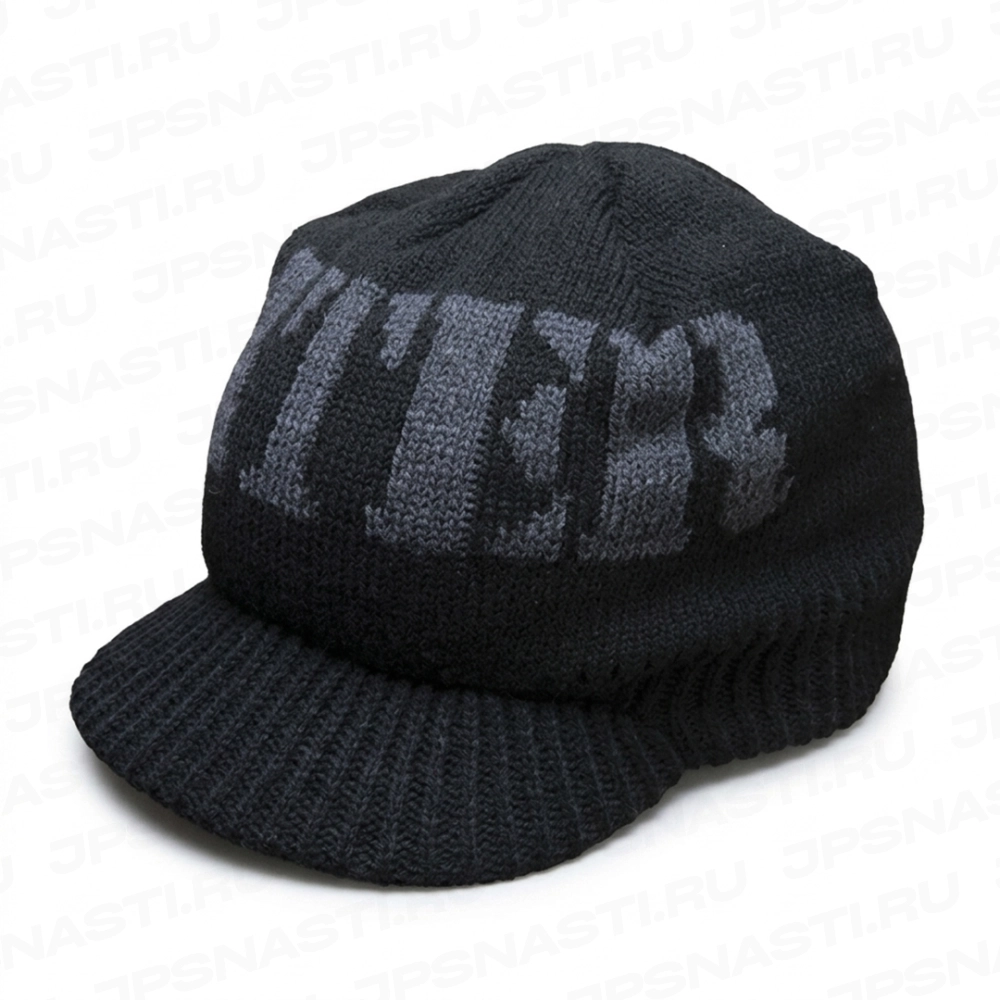Шапка с козырьком Nories Knit Cap 08, Black/Gray