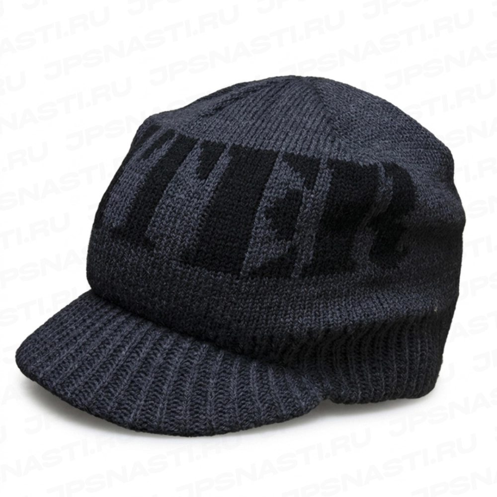Шапка с козырьком Nories Knit Cap 08, Gray/Black