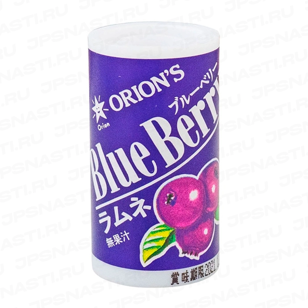 Мини-конфеты Ramune Orion Mini Blueberry, со вкусом черники, 9 г