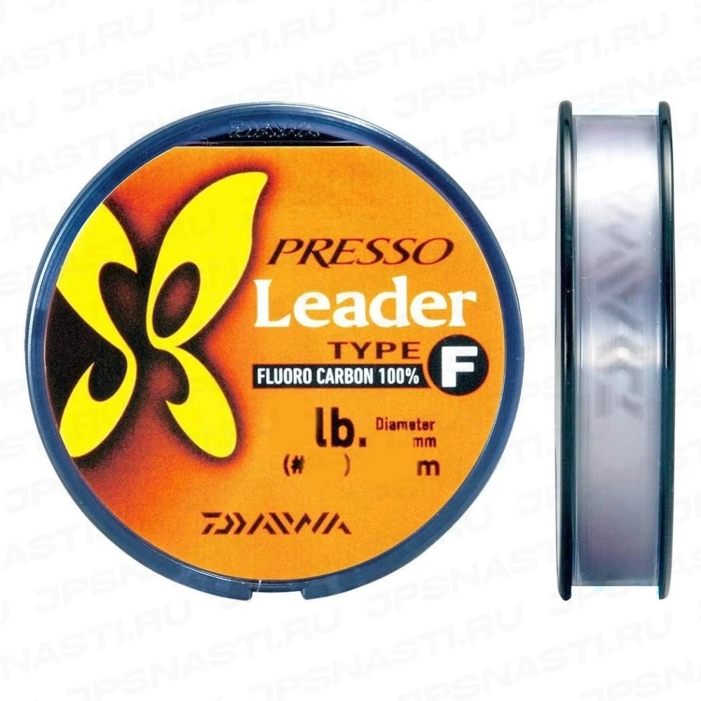 Шок лидер флюорокарбоновый Daiwa Presso Leader Type-F, #1.5, 30 м, прозрачный