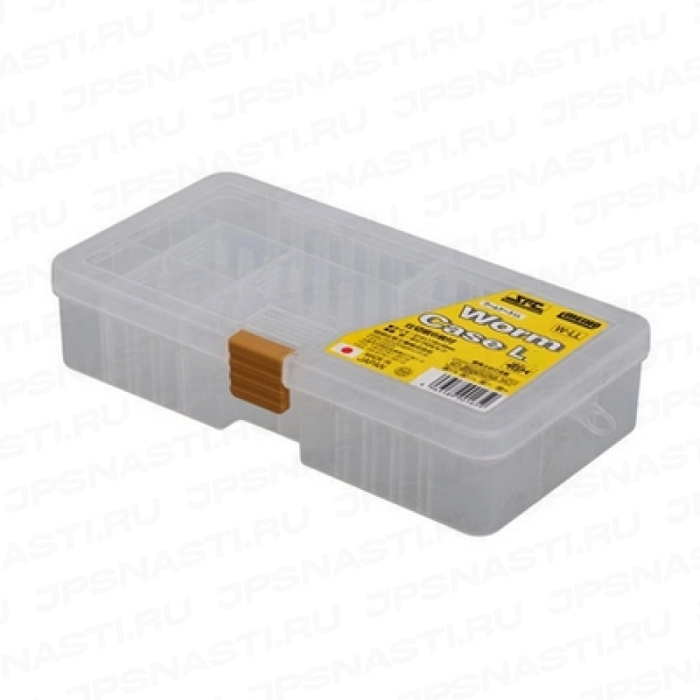 Коробка для приманок Meiho SFC Worm Case L, 179x89x29 мм, Прозрачный