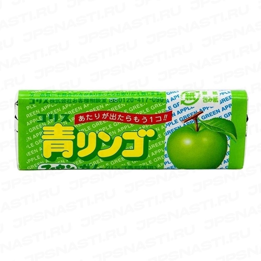 Японская жевательная резинка King Island Coris со вкусом зеленого яблока, 11 гр