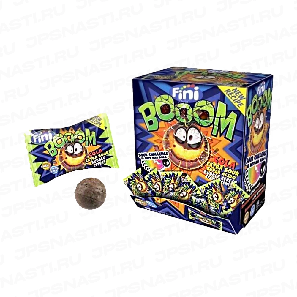 Японские леденцы FINI Boom, со вкусом кислая кола 5 г