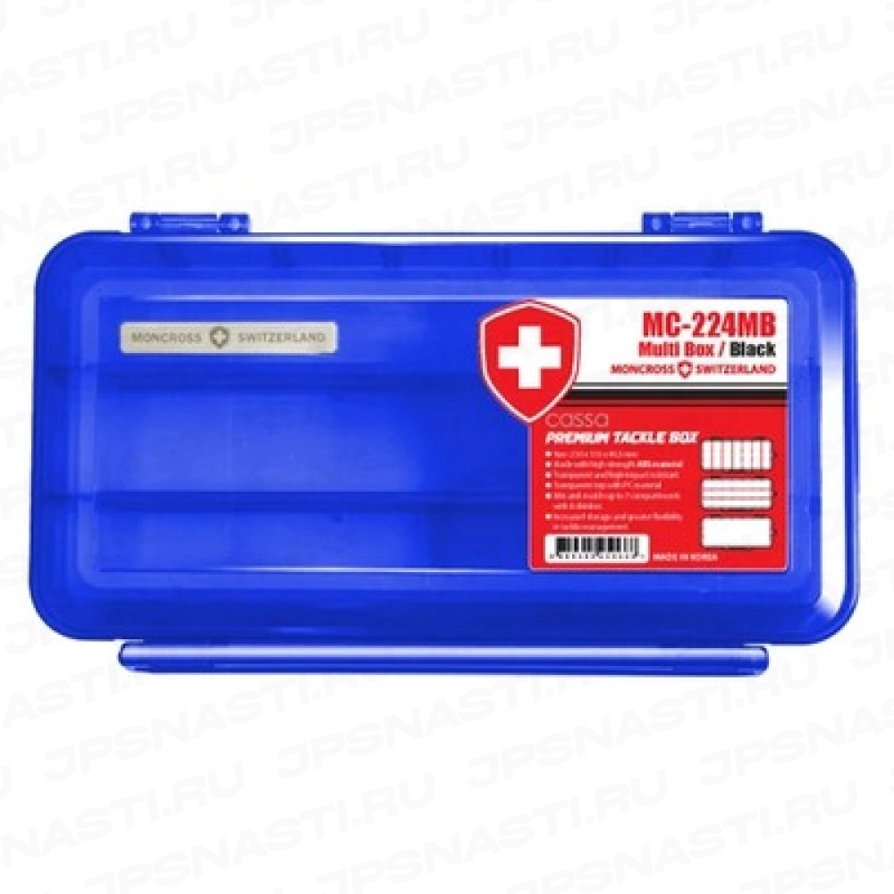 Коробка для приманок Moncross Tackle Box MC 224MB, Синий