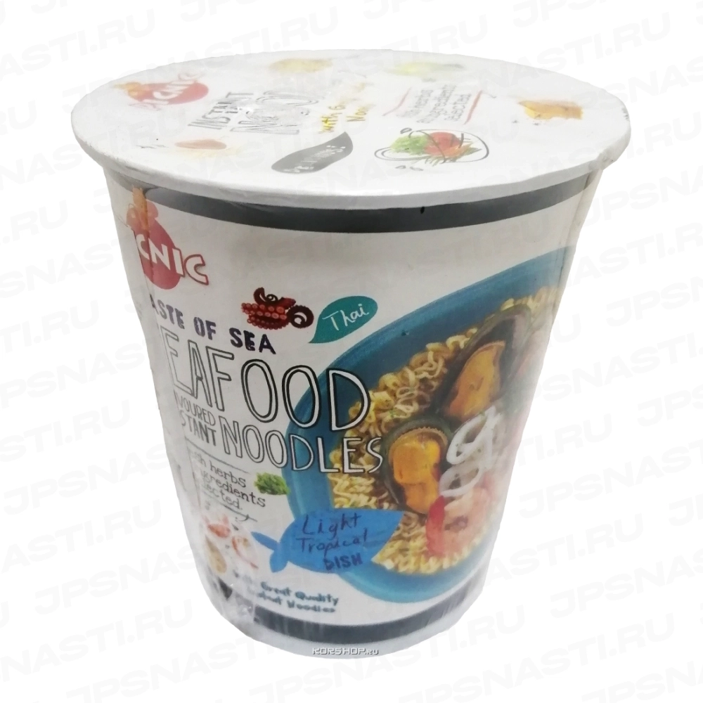 Лапша быстрого приготовления Picnic, со вкусом морепродуктов, 60 гр