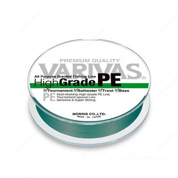 Плетеные шнуры Varivas High Grade PE
