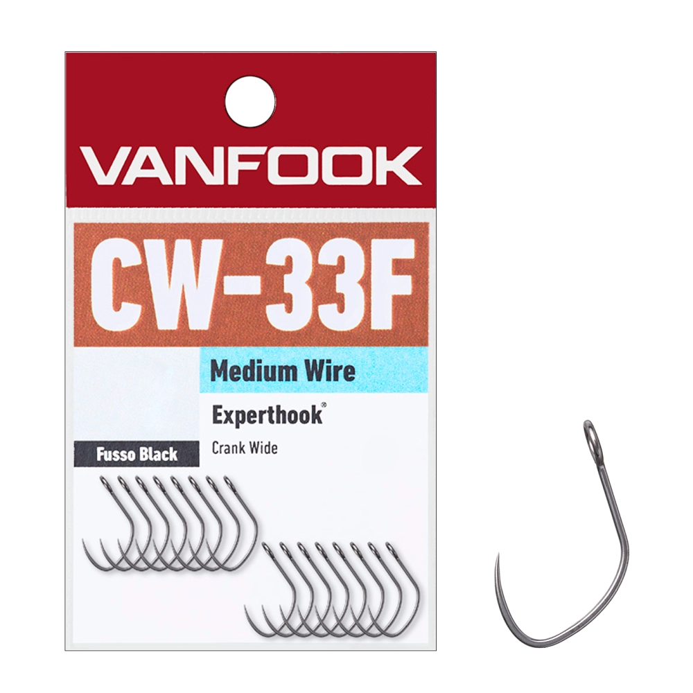 Крючки одинарные Vanfook CW-33F