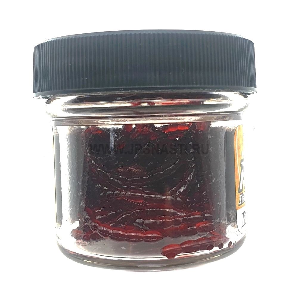 Силиконовые приманки Berkley PowerBait Maxi Blood Worms, темно-красный