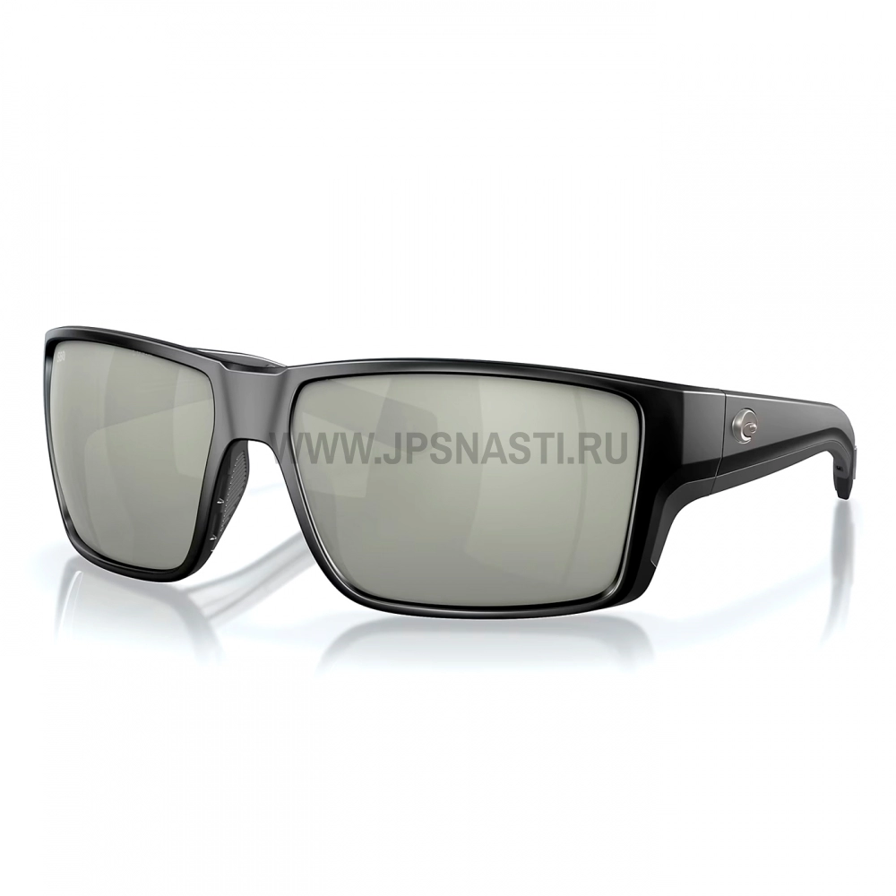 Очки поляризационные Costa Del Mar Reefton PRO 580G, XL, regular fit, black/gray silver