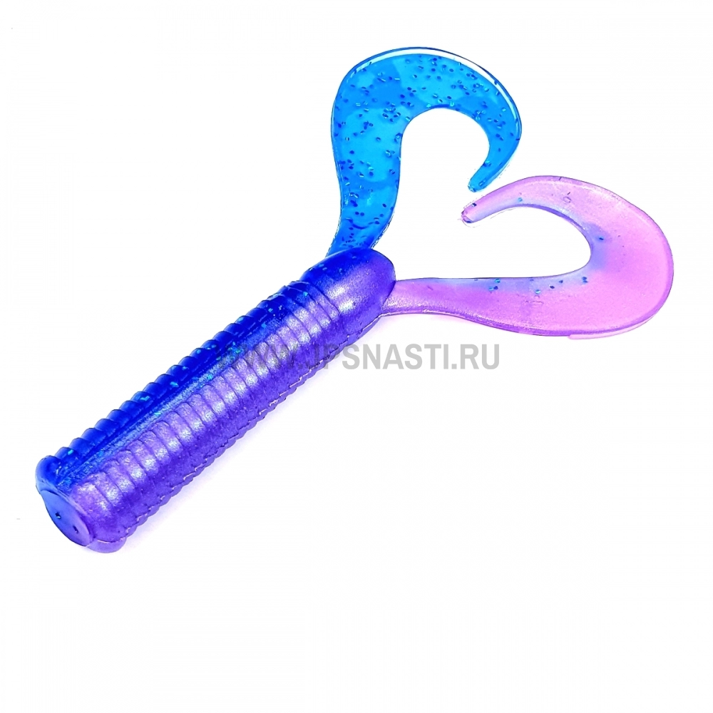 Силиконовые приманки GRAP B11C31, фиолетово-синий