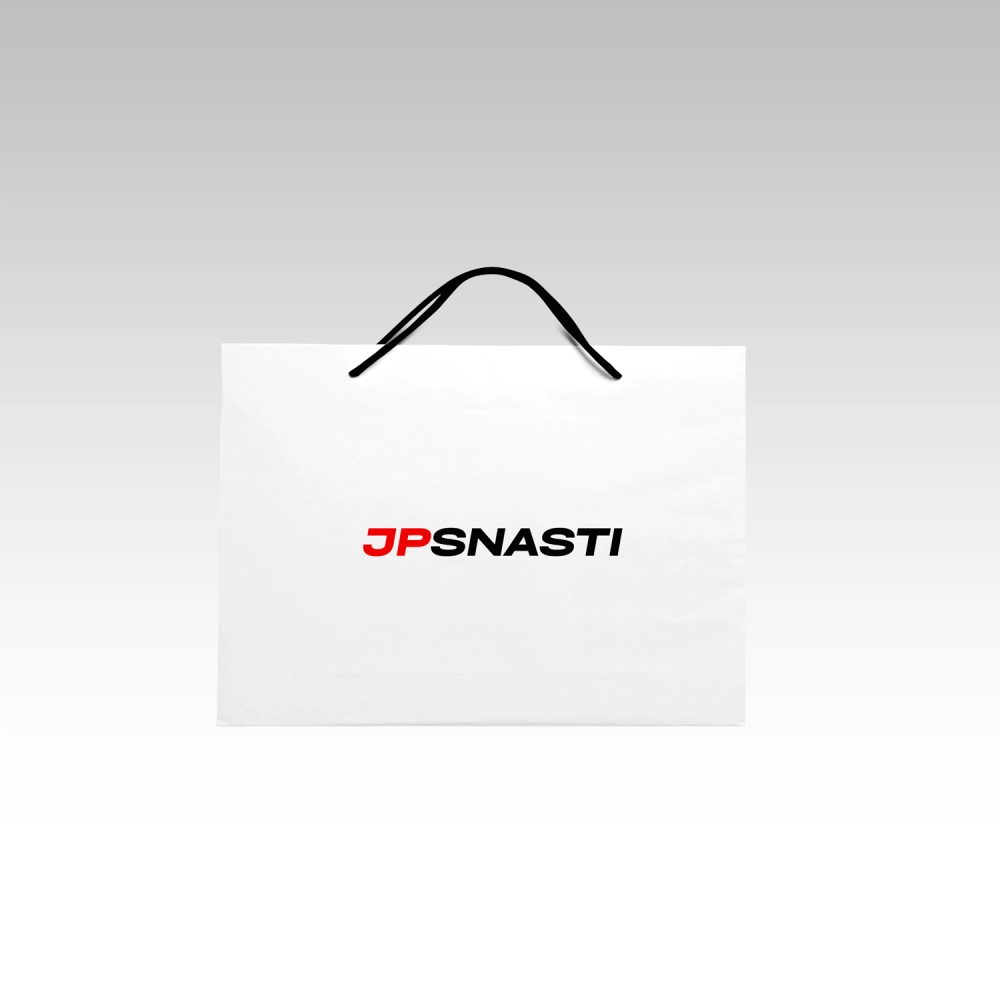 Подарочный пакет JPSNASTI, 40х30 см, White LTD