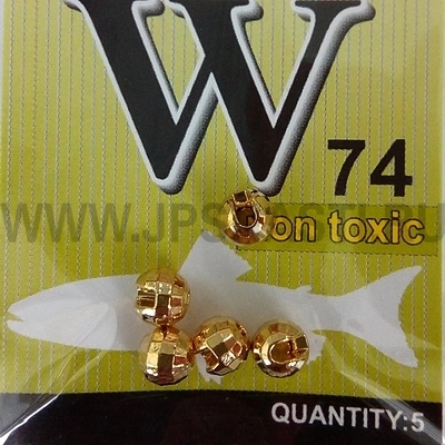 Вольфрамовые головки OnlySpin Trout, 4,5 мм, золотой