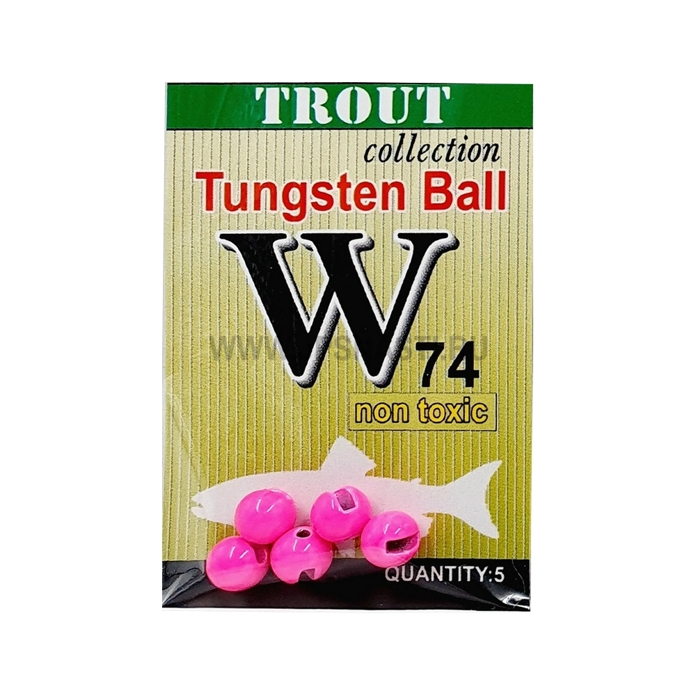 Вольфрамовые головки OnlySpin Trout, 5.5 мм, розовый