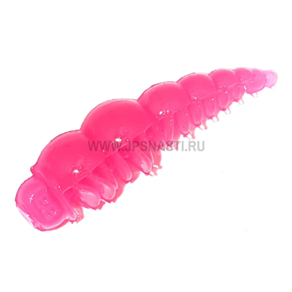 Силиконовые приманки Boroda Baits Larva, ярко-розовый, сыр