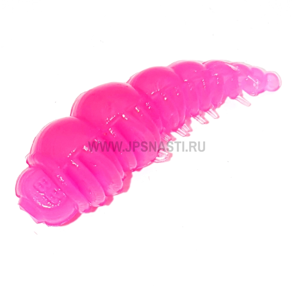 Силиконовые приманки Boroda Baits Larva XL, ярко-розовый, сыр