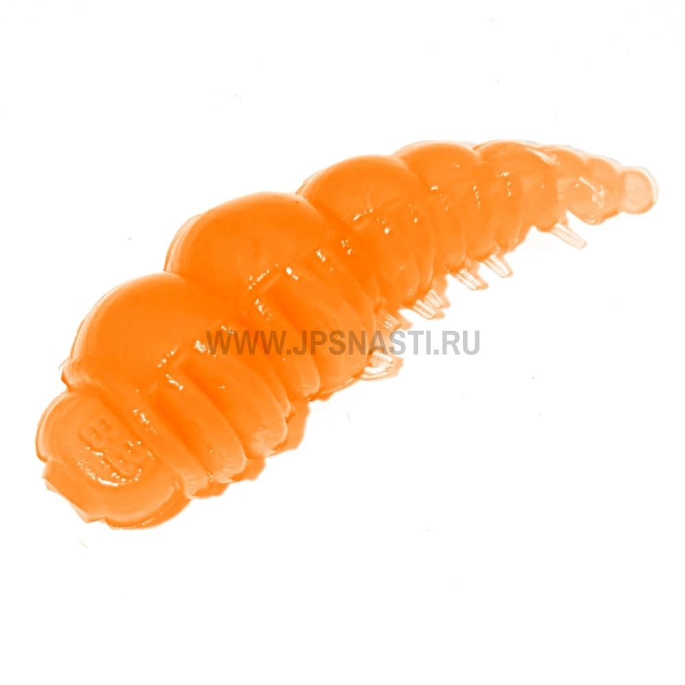 Силиконовые приманки Boroda Baits Larva XL, оранжевый, сыр