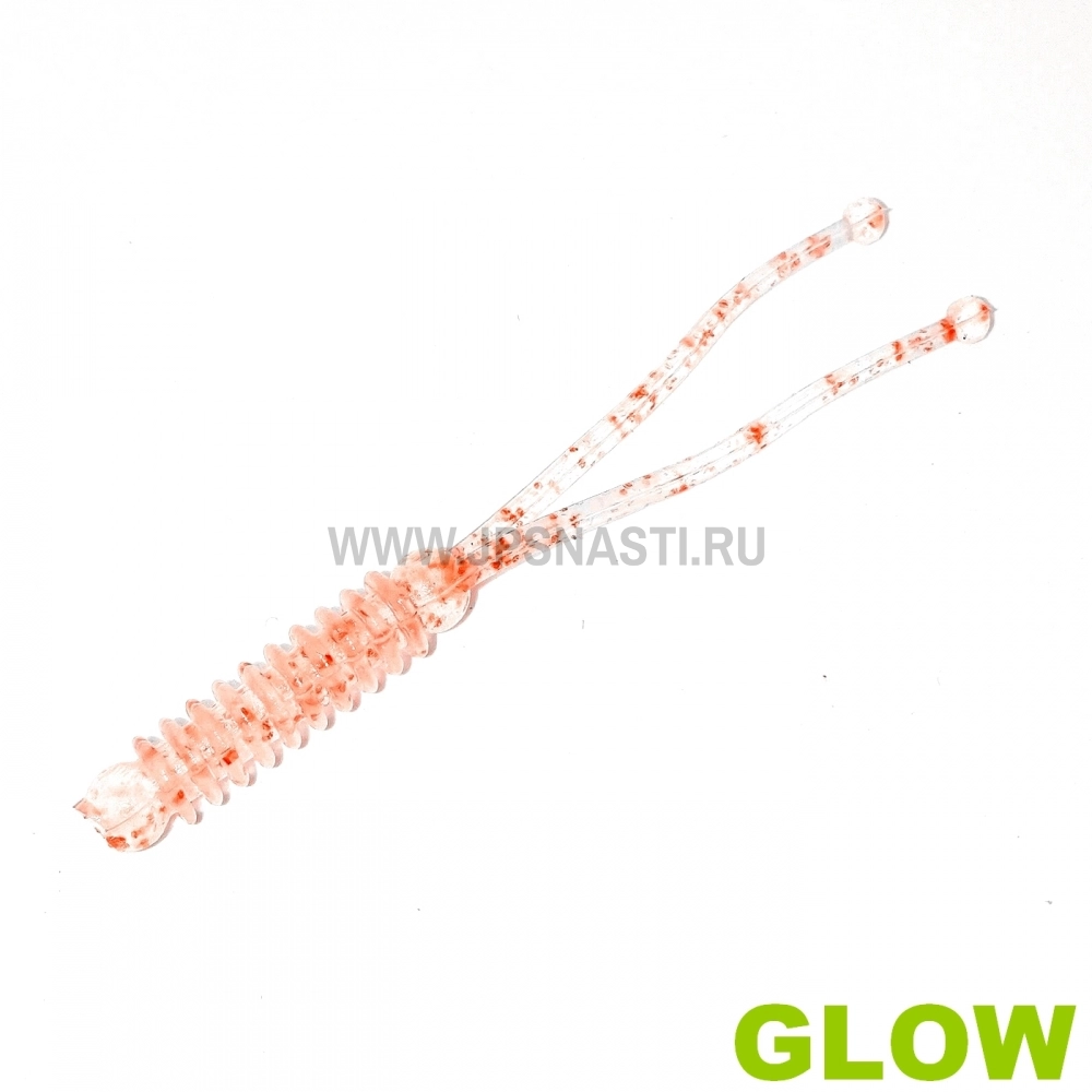 Силиконовые приманки Boroda Baits Plankton, RF 161 - Crystal Orange Glow, рыба, блистер