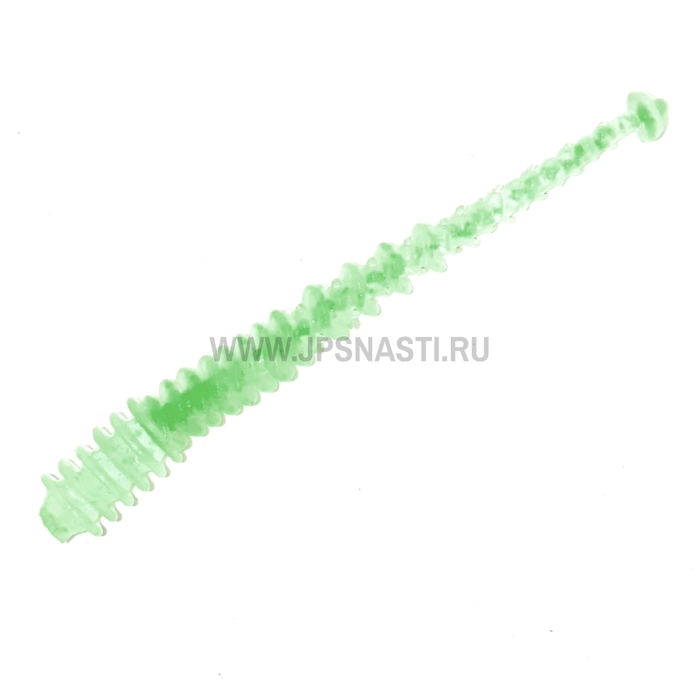 Силиконовые приманки Boroda Baits Cheni, RF 157 - Crystal Green Glow, рыба, блистер