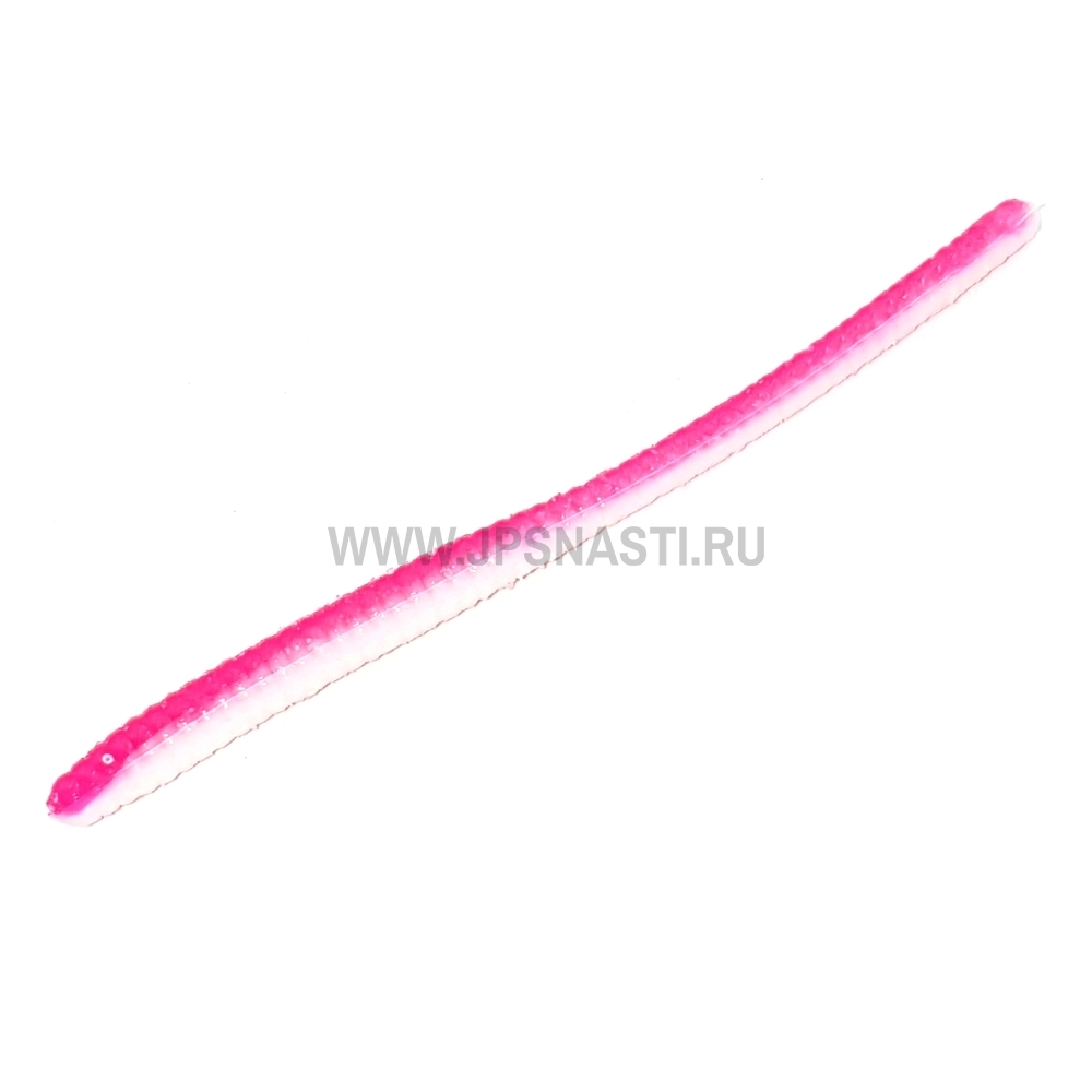 Силиконовые приманки MicroFishing Worm, 2.25 inch, креветка, #7 бело-розовый