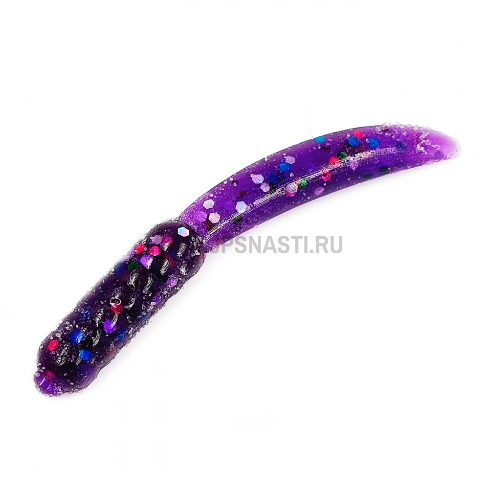Силиконовые приманки MicroFishing Willow Tail, 2 inch, креветка, #20 фиолетовый