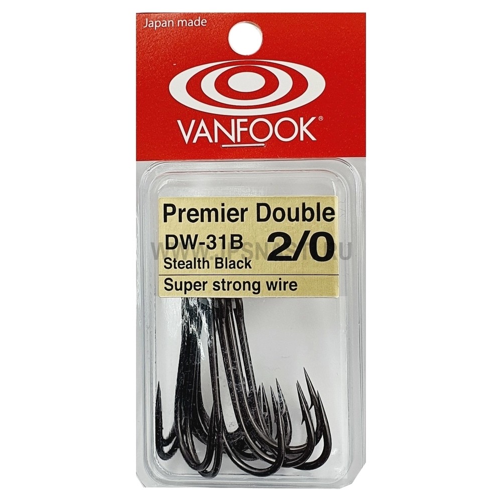 Крючки двойные Vanfook DW-31B Premier Double, #2/0
