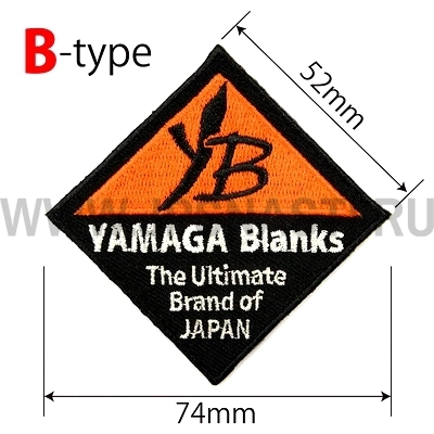 Нашивка Yamaga Blanks Wappen, тип B, 52 мм х 74 мм