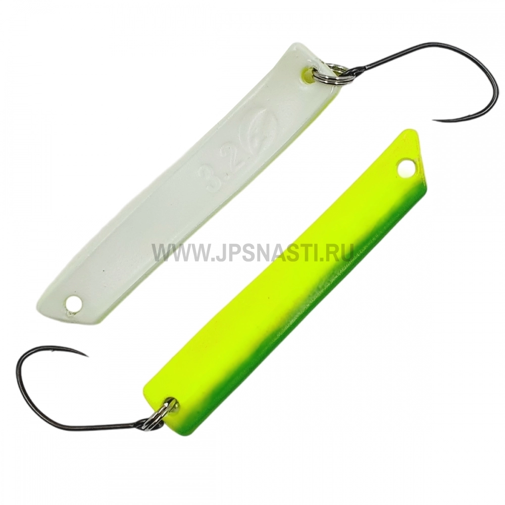 Колеблющаяся блесна Utsuri Stick Spoon, 2.2 г, WhtApp21 Glow - описание,  характеристики