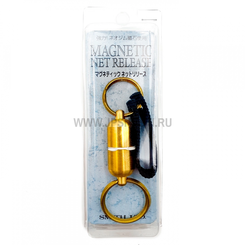 Магнитный держатель для подсачека Smith Magnetic Net Releaser, large, gold