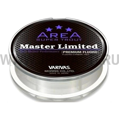Флюорокарбон Varivas Master Limited Premium Fluoro, #0.8, 150 м, прозрачный