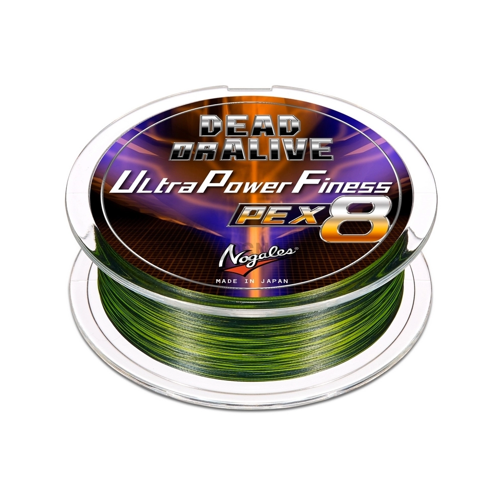 Плетеный шнур Varivas Dead or Alive Ultra Power Finess PE х8, #0.8, 150 м, зеленый с маркерами