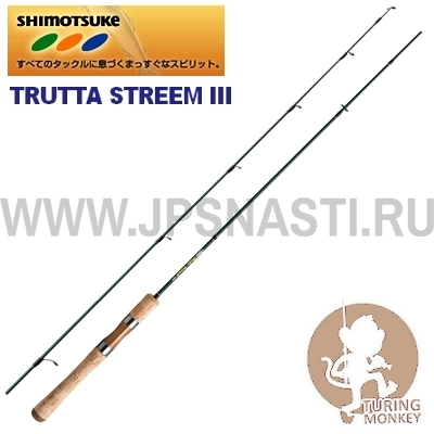 Спиннинг Shimotsuke Trutta Stream III EX Custom 522L, 157 см, 1-7 гр